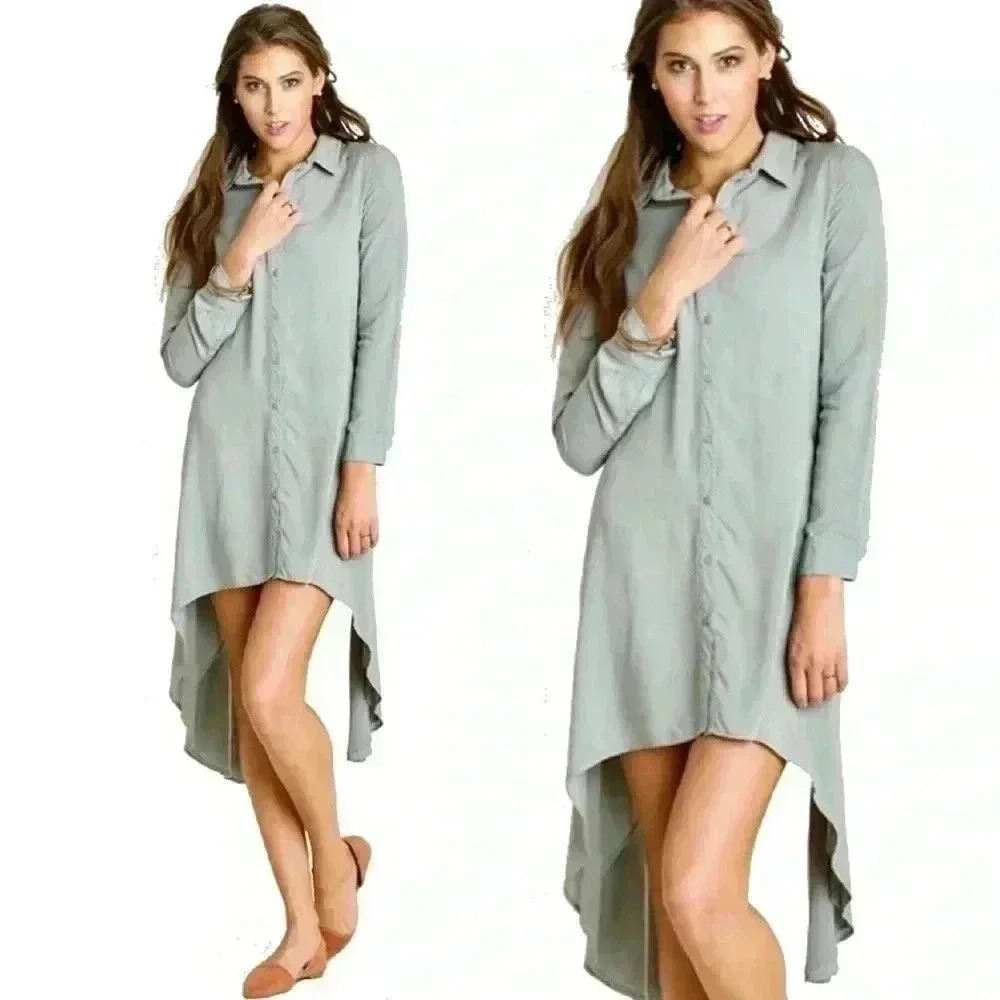 "Sage" Tunic Blouse Dress